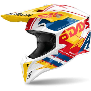CASCO AIROH WRAAP 6 DAYS SPAIN 2024,Casco Integrale AIROH